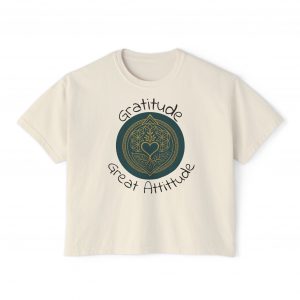Gratitude Boxy Cotton Tee