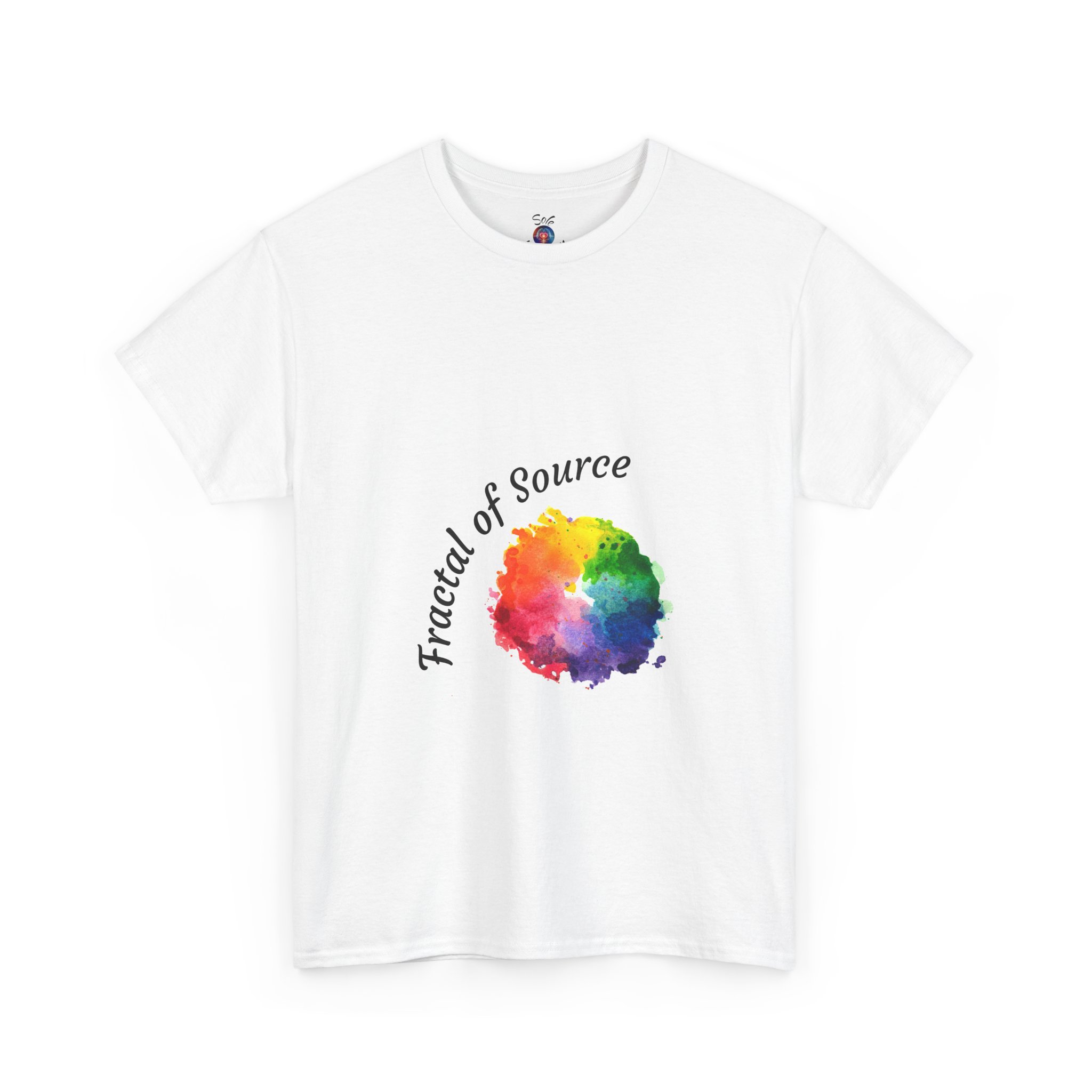Fractal of Source Unisex Cotton Tee - Image 3